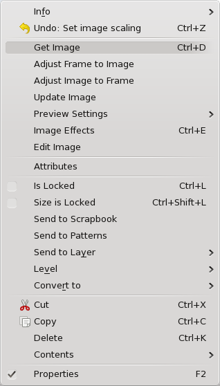 "Image Context Menu"