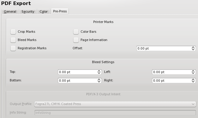 "PDF Export Preferences"