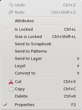 "Context Menu Shapes"